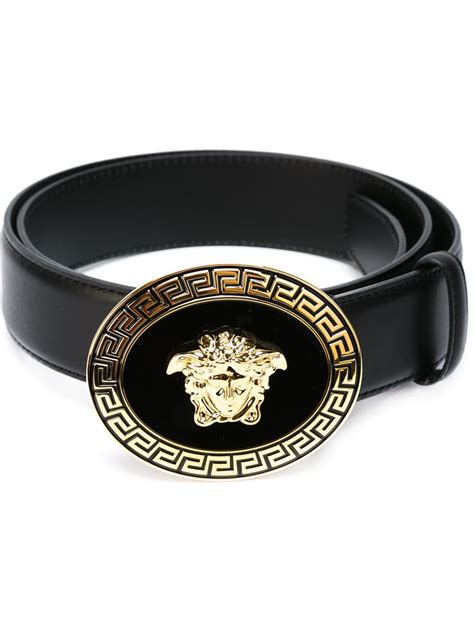 Versace medusa belts